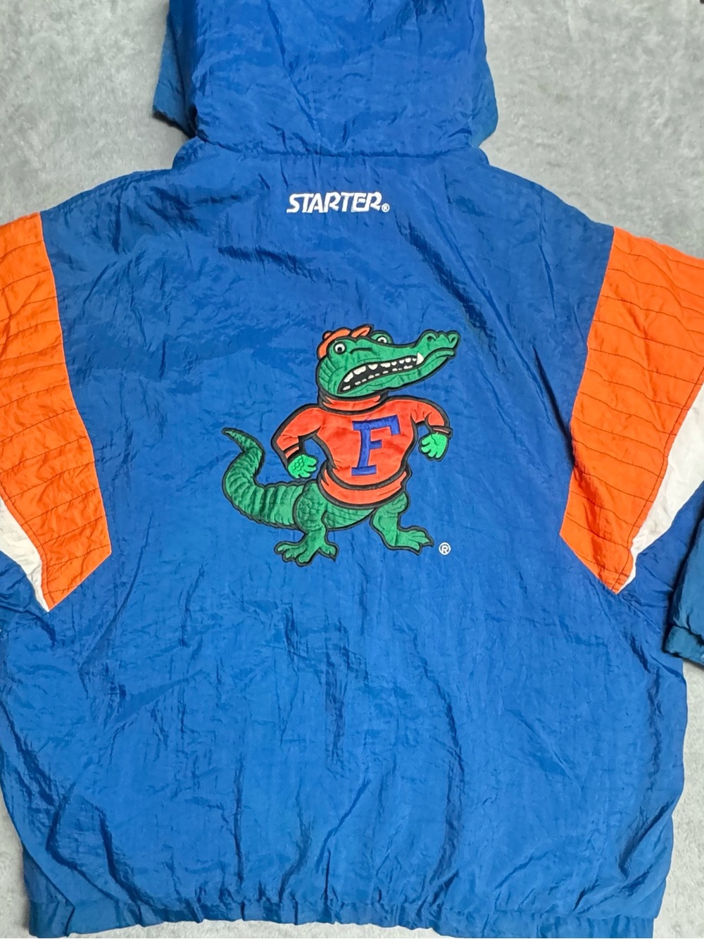 Vintage 90’s Florida Gators Starter Pullover Jacket Size Large Albert Gator Logo